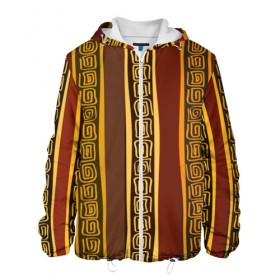 Мужская куртка 3D с принтом Африканские символы , ткань верха — 100% полиэстер, подклад — флис | прямой крой, подол и капюшон оформлены резинкой с фиксаторами, два кармана без застежек по бокам, один большой потайной карман на груди. Карман на груди застегивается на липучку | afrika | pattern | африка | африканские мотивы | африканские узоры | солнце | узор | этника | южный континент