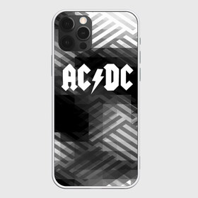 Чехол для iPhone 12 Pro Max с принтом AC DC rock band , Силикон |  | ac dc | logo | music | pop | rock | usa | альтернатива | америка | металл | музыка | музыкальный | поп | рок