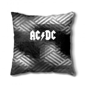 Подушка 3D с принтом AC/DC rock band , наволочка – 100% полиэстер, наполнитель – холлофайбер (легкий наполнитель, не вызывает аллергию). | состоит из подушки и наволочки. Наволочка на молнии, легко снимается для стирки | Тематика изображения на принте: ac dc | logo | music | pop | rock | usa | альтернатива | америка | металл | музыка | музыкальный | поп | рок