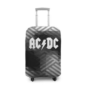 Чехол для чемодана 3D с принтом AC/DC rock band , 86% полиэфир, 14% спандекс | двустороннее нанесение принта, прорези для ручек и колес | ac dc | logo | music | pop | rock | usa | альтернатива | америка | металл | музыка | музыкальный | поп | рок