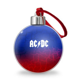 Ёлочный шар с принтом AC/DC angel&devil , Пластик | Диаметр: 77 мм | ac dc | logo | music | pop | rock | usa | альтернатива | америка | металл | музыка | музыкальный | поп | рок