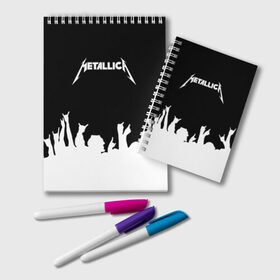 Блокнот с принтом Metallica , 100% бумага | 48 листов, плотность листов — 60 г/м2, плотность картонной обложки — 250 г/м2. Листы скреплены удобной пружинной спиралью. Цвет линий — светло-серый
 | Тематика изображения на принте: metallica | группа | джеймс хэтфилд | кирк хэмметт | ларс ульрих | метал | металика | металлика | миталика | музыка | роберт трухильо | рок | трэш | трэшметал | хард | хардрок | хеви | хевиметал