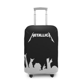 Чехол для чемодана 3D с принтом Metallica , 86% полиэфир, 14% спандекс | двустороннее нанесение принта, прорези для ручек и колес | metallica | группа | джеймс хэтфилд | кирк хэмметт | ларс ульрих | метал | металика | металлика | миталика | музыка | роберт трухильо | рок | трэш | трэшметал | хард | хардрок | хеви | хевиметал
