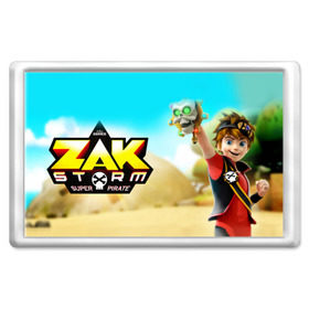 Магнит 45*70 с принтом Zak Storm _5 , Пластик | Размер: 78*52 мм; Размер печати: 70*45 | zak storm | дети | зак шторм | мультфильмы | сёрфинг