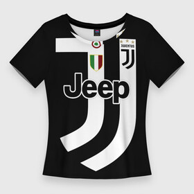 Женская футболка 3D Slim с принтом Juventus FIFA Edition ,  |  | champions | championship | collection | fifa | italy | jeep | juventus | league | seria a | италия | лига | серия а | фифа | чемпионов | ювентус