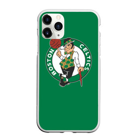 Чехол для iPhone 11 Pro матовый с принтом Boston Celtics , Силикон |  | boston | boston celtics | celtics | nba | баскетбол | бостон | нба | селтикс