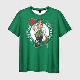 Мужская футболка 3D с принтом Boston Celtics , 100% полиэфир | прямой крой, круглый вырез горловины, длина до линии бедер | Тематика изображения на принте: boston | boston celtics | celtics | nba | баскетбол | бостон | нба | селтикс