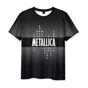 Мужская футболка 3D с принтом Участники группы Metallica , 100% полиэфир | прямой крой, круглый вырез горловины, длина до линии бедер | metallica | группа | джеймс хэтфилд | кирк хэмметт | ларс ульрих | метал | металика | металлика | миталика | музыка | роберт трухильо | рок | трэш | трэшметал | хард | хардрок | хеви | хевиметал