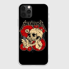 Чехол для iPhone 12 Pro с принтом Metallica , силикон | область печати: задняя сторона чехла, без боковых панелей | metallica | группа | джеймс хэтфилд | кирк хэмметт | ларс ульрих | метал | металика | металлика | миталика | музыка | роберт трухильо | рок | трэш | трэшметал | хард | хардрок | хеви | хевиметал