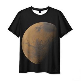Мужская футболка 3D с принтом Марс , 100% полиэфир | прямой крой, круглый вырез горловины, длина до линии бедер | elon musk | space x | spacex | будущее | вселенная | вулкан | долина | илон маск | космические | космос | красная планета | кратер | маринер | марсиане | марсианин | небес | новый дом | путешествия | роскосмос