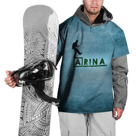 Накидка на куртку 3D с принтом Арина в стиле Доктор Хаус , 100% полиэстер |  | house | m.d. | бирюзовый