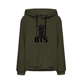 Мужская толстовка хлопок с принтом Keep calm and listen BTS , френч-терри, мягкий теплый начес внутри (100% хлопок) | карман-кенгуру, эластичные манжеты и нижняя кромка, капюшон с подкладом и шнурком | Тематика изображения на принте: bangtan boys | bts | j hope | jimin | jin | jungkook | k pop | rm | sonyeondan | suga | v | бойз бойс | бойскауты | бтс бенгтан. бангтан | группа | к поп | корейская | пуленепробиваемые | хип хоп