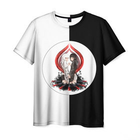 Мужская футболка 3D с принтом Kurona & Nashiro (Tokyo Ghoul) , 100% полиэфир | прямой крой, круглый вырез горловины, длина до линии бедер | Тематика изображения на принте: kurona yasuhisa | nashiro yasuhisa | курона ясухиса | наширо ясухиса
