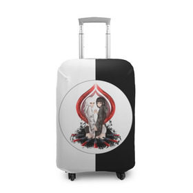 Чехол для чемодана 3D с принтом Kurona & Nashiro (Tokyo Ghoul) , 86% полиэфир, 14% спандекс | двустороннее нанесение принта, прорези для ручек и колес | Тематика изображения на принте: kurona yasuhisa | nashiro yasuhisa | курона ясухиса | наширо ясухиса
