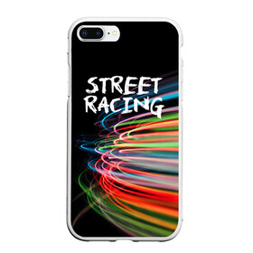 Чехол для iPhone 7Plus/8 Plus матовый с принтом Street racing , Силикон | Область печати: задняя сторона чехла, без боковых панелей | автомобили | гонки | стритрейсер | стритрейсинг