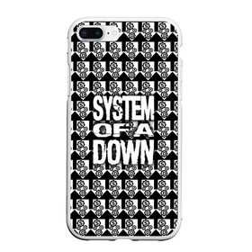 Чехол для iPhone 7Plus/8 Plus матовый с принтом System of a Down , Силикон | Область печати: задняя сторона чехла, без боковых панелей | soad | soil | system of a down | группа | дав | дарон малакян | джон долмаян | метал | ню | оф | рок | серж танкян | систем | соад | сод | соэд | шаво одаджян | э доун