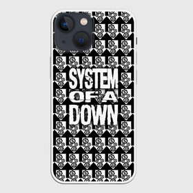 Чехол для iPhone 13 mini с принтом System of a Down ,  |  | soad | soil | system of a down | группа | дав | дарон малакян | джон долмаян | метал | ню | оф | рок | серж танкян | систем | соад | сод | соэд | шаво одаджян | э доун