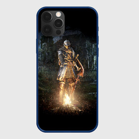 Чехол для iPhone 12 Pro с принтом Dark Souls , силикон | область печати: задняя сторона чехла, без боковых панелей | Тематика изображения на принте: dark | souls | дракон | души | игра | лордран | темные