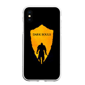 Чехол для iPhone XS Max матовый с принтом Dark Souls , Силикон | Область печати: задняя сторона чехла, без боковых панелей | dark | souls | дракон | души | игра | лордран | темные