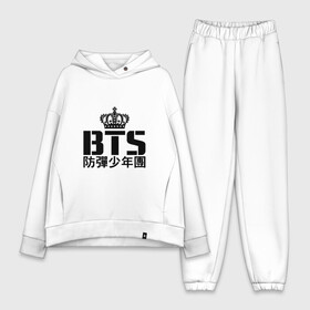 Женский костюм хлопок Oversize с принтом Bangtan Boys ,  |  | bangtan boys | bts | j hope | jimin | jin | jungkook | k pop | rm | sonyeondan | suga | v | бойз бойс | бойскауты | бтс бенгтан. бангтан | группа | к поп | корейская | пуленепробиваемые | хип хоп