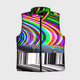 Женский жилет утепленный 3D с принтом Psyhodelic style ,  |  | abstraction | color | optical | pattern | tie dye | абстракция | краска | краски | линии | оптический | паттерн | полосы | психоделика | узор