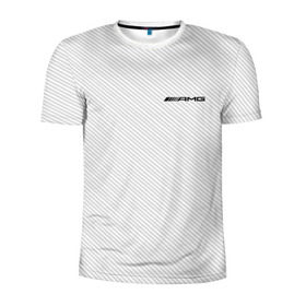 Мужская футболка 3D спортивная с принтом AMG CARBON , 100% полиэстер с улучшенными характеристиками | приталенный силуэт, круглая горловина, широкие плечи, сужается к линии бедра | amg | mercedes | марка | машины | мерседес