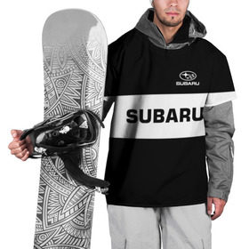 Накидка на куртку 3D с принтом SUBARU SPORT , 100% полиэстер |  | subaru | автомобильные | машины | субару