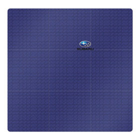 Магнитный плакат 3Х3 с принтом SUBARU SPORT , Полимерный материал с магнитным слоем | 9 деталей размером 9*9 см | Тематика изображения на принте: subaru | автомобильные | машины | субару