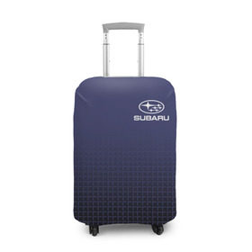Чехол для чемодана 3D с принтом SUBARU SPORT , 86% полиэфир, 14% спандекс | двустороннее нанесение принта, прорези для ручек и колес | subaru | автомобильные | машины | субару