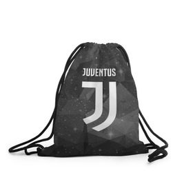 Рюкзак-мешок 3D с принтом Juventus Cosmos , 100% полиэстер | плотность ткани — 200 г/м2, размер — 35 х 45 см; лямки — толстые шнурки, застежка на шнуровке, без карманов и подкладки | football | italia | juve | juventus | logo | sport | арт | италия | лига | лого | спорт | текстура | фк | футбол | футбольный клуб | эмблема | ювентус