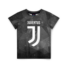 Детская футболка 3D с принтом Juventus Cosmos , 100% гипоаллергенный полиэфир | прямой крой, круглый вырез горловины, длина до линии бедер, чуть спущенное плечо, ткань немного тянется | football | italia | juve | juventus | logo | sport | арт | италия | лига | лого | спорт | текстура | фк | футбол | футбольный клуб | эмблема | ювентус