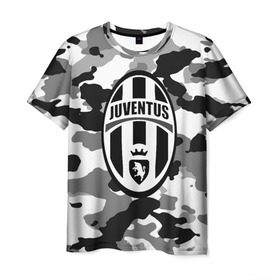 Мужская футболка 3D с принтом FC Juventus Camouflage , 100% полиэфир | прямой крой, круглый вырез горловины, длина до линии бедер | football | italia | juve | juventus | logo | sport | арт | италия | лига | лого | спорт | текстура | фк | футбол | футбольный клуб | эмблема | ювентус