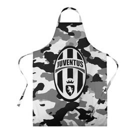 Фартук 3D с принтом FC Juventus Camouflage , 100% полиэстер | общий размер — 65 х 85 см, ширина нагрудника — 26 см, горловина — 53 см, длина завязок — 54 см, общий обхват в поясе — 173 см. Принт на завязках и на горловине наносится с двух сторон, на основной части фартука — только с внешней стороны | football | italia | juve | juventus | logo | sport | арт | италия | лига | лого | спорт | текстура | фк | футбол | футбольный клуб | эмблема | ювентус