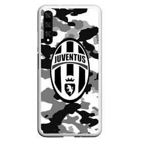 Чехол для Honor 20 с принтом FC Juventus Camouflage , Силикон | Область печати: задняя сторона чехла, без боковых панелей | football | italia | juve | juventus | logo | sport | арт | италия | лига | лого | спорт | текстура | фк | футбол | футбольный клуб | эмблема | ювентус