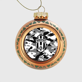 Стеклянный ёлочный шар с принтом FC Juventus Camouflage , Стекло | Диаметр: 80 мм | football | italia | juve | juventus | logo | sport | арт | италия | лига | лого | спорт | текстура | фк | футбол | футбольный клуб | эмблема | ювентус