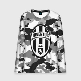 Мужской лонгслив 3D с принтом FC Juventus Camouflage , 100% полиэстер | длинные рукава, круглый вырез горловины, полуприлегающий силуэт | football | italia | juve | juventus | logo | sport | арт | италия | лига | лого | спорт | текстура | фк | футбол | футбольный клуб | эмблема | ювентус