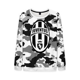 Мужской свитшот 3D с принтом FC Juventus Camouflage , 100% полиэстер с мягким внутренним слоем | круглый вырез горловины, мягкая резинка на манжетах и поясе, свободная посадка по фигуре | football | italia | juve | juventus | logo | sport | арт | италия | лига | лого | спорт | текстура | фк | футбол | футбольный клуб | эмблема | ювентус