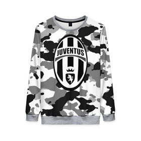 Женский свитшот 3D с принтом FC Juventus Camouflage , 100% полиэстер с мягким внутренним слоем | круглый вырез горловины, мягкая резинка на манжетах и поясе, свободная посадка по фигуре | football | italia | juve | juventus | logo | sport | арт | италия | лига | лого | спорт | текстура | фк | футбол | футбольный клуб | эмблема | ювентус