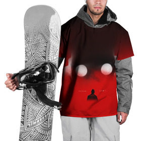 Накидка на куртку 3D с принтом Хаски Крот , 100% полиэстер |  | rap | дмитрий кузнецов | рэп | рэпер | хаски