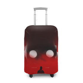 Чехол для чемодана 3D с принтом Хаски Крот , 86% полиэфир, 14% спандекс | двустороннее нанесение принта, прорези для ручек и колес | rap | дмитрий кузнецов | рэп | рэпер | хаски