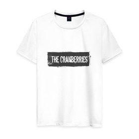 Мужская футболка хлопок с принтом The Сranberries , 100% хлопок | прямой крой, круглый вырез горловины, длина до линии бедер, слегка спущенное плечо. | cranberries | долорес о риордан | крэнберри
