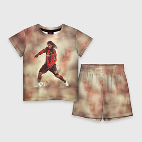 Детский костюм с шортами 3D с принтом Ronaldinho ,  |  | ronaldinho | роналдиньо | роналдинью | рональдиньо