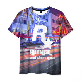 Мужская футболка 3D с принтом Никита в стиле GTA , 100% полиэфир | прямой крой, круглый вырез горловины, длина до линии бедер | game | grand theft auto v | gta 5 | gta online | gta v | город | игры | имена | никита