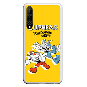 Чехол для Honor P30 с принтом Cuphead , Силикон | Область печати: задняя сторона чехла, без боковых панелей | cuphead | капхед | компьтерная игра