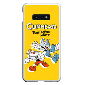 Чехол для Samsung S10E с принтом Cuphead , Силикон | Область печати: задняя сторона чехла, без боковых панелей | cuphead | капхед | компьтерная игра