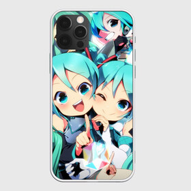 Чехол для iPhone 12 Pro Max с принтом Vocaloid , Силикон |  | anime | hatsune miku | vocaloid | аниме | вокалоид | мику хатсуне