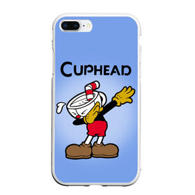 Чехол для iPhone 7Plus/8 Plus матовый с принтом Cuphead , Силикон | Область печати: задняя сторона чехла, без боковых панелей | cuphead | капхед | компьтерная игра