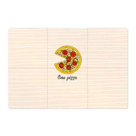 Магнитный плакат 3Х2 с принтом One love, One pizza , Полимерный материал с магнитным слоем | 6 деталей размером 9*9 см | Тематика изображения на принте: 14 февраля | love | pizza | valentine | любовь