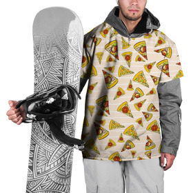 Накидка на куртку 3D с принтом Pizza love , 100% полиэстер |  | 14 февраля | love | pizza | valentine | любовь