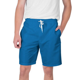 Мужские шорты 3D с принтом Electric blue ,  полиэстер 100% | прямой крой, два кармана без застежек по бокам. Мягкая трикотажная резинка на поясе, внутри которой широкие завязки. Длина чуть выше колен | 